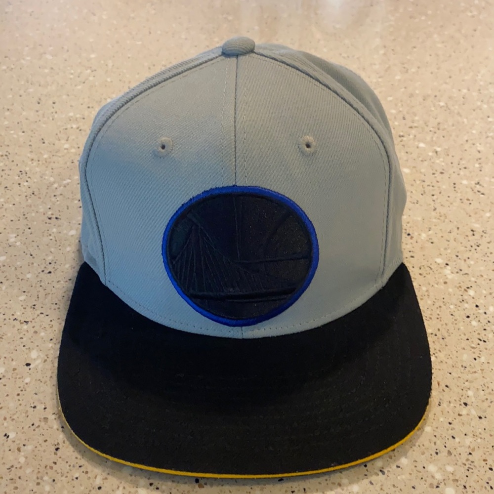 Mitchell & Ness Golden State Warrior Flat-Bill Hat
